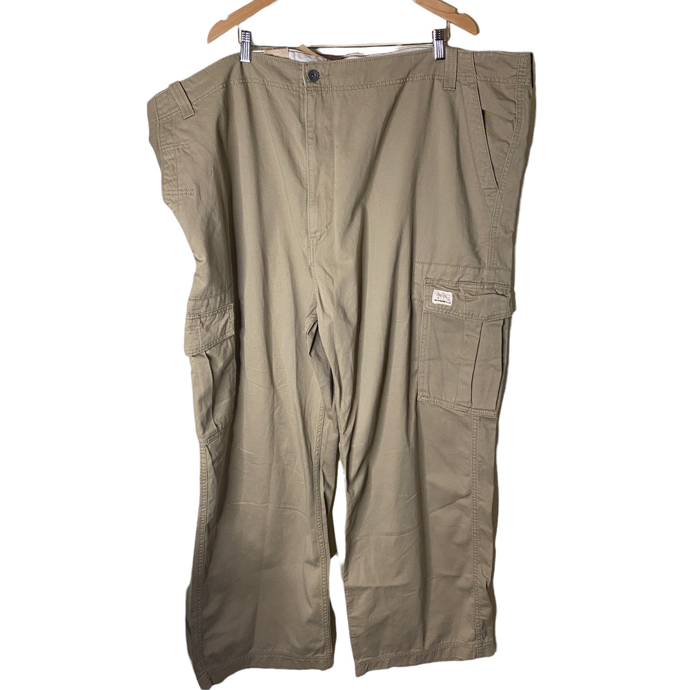 Levi's Men's Big & Tall Tan Cargo Loose Straight Pants 52 X 30